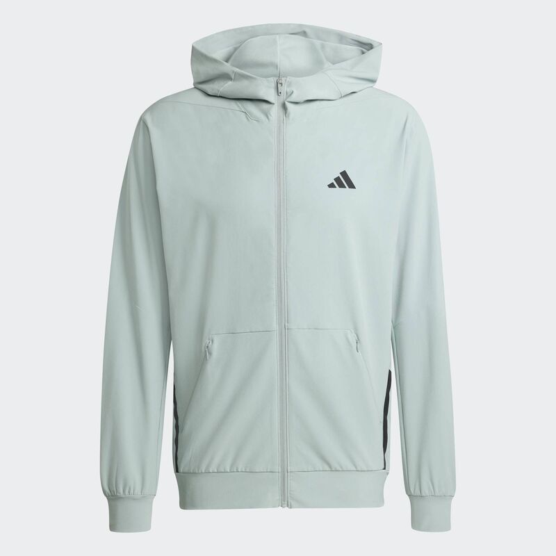 Muški duks sa zipom i kapuljačom adidas D4t hybrid fz h