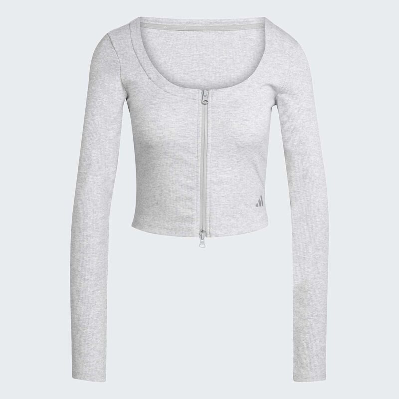 Ženski duks sa zipom adidas W coq crd