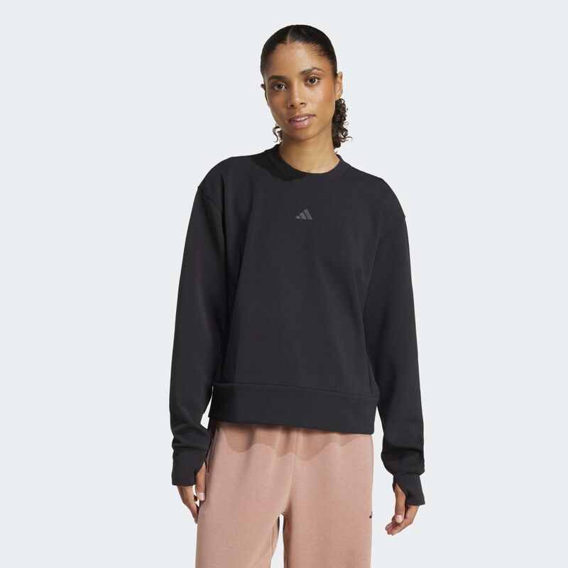 Ženski duks adidas D4t knit crew