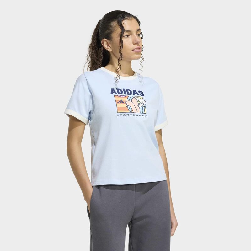 Ženska majica adidas Pop art t1 q2