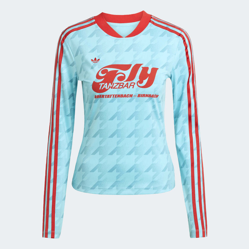Ženska majica dugih rukava adidas Footie aop ls