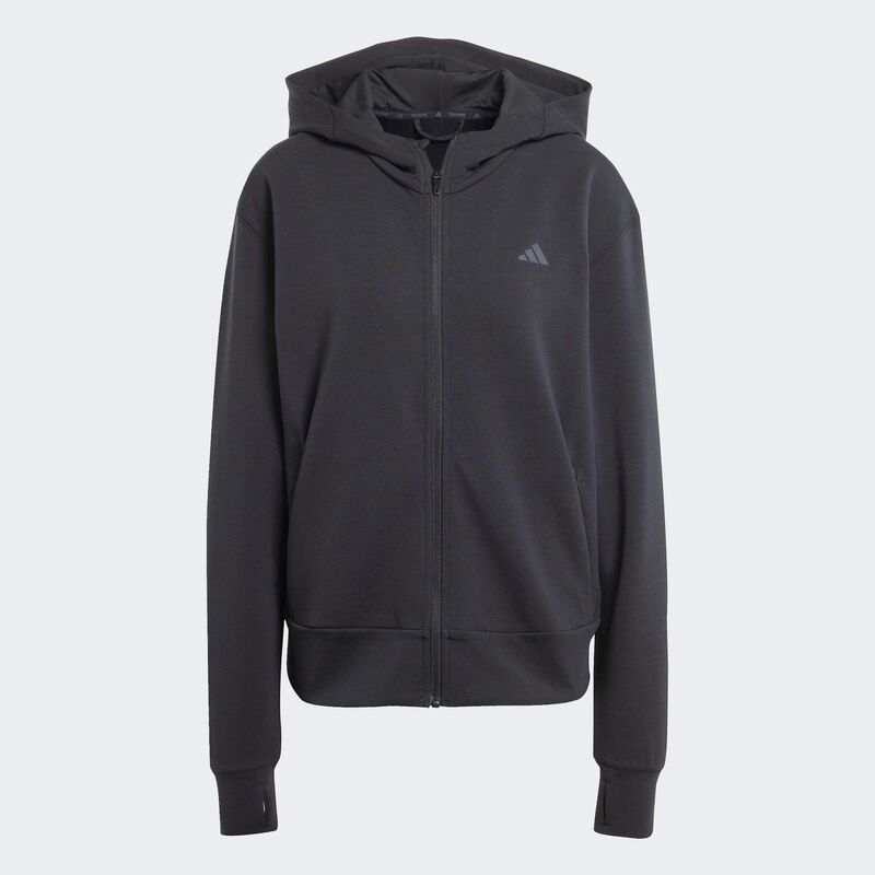 Ženski duks sa zipom i kapuljačom adidas D4t fz hoodie