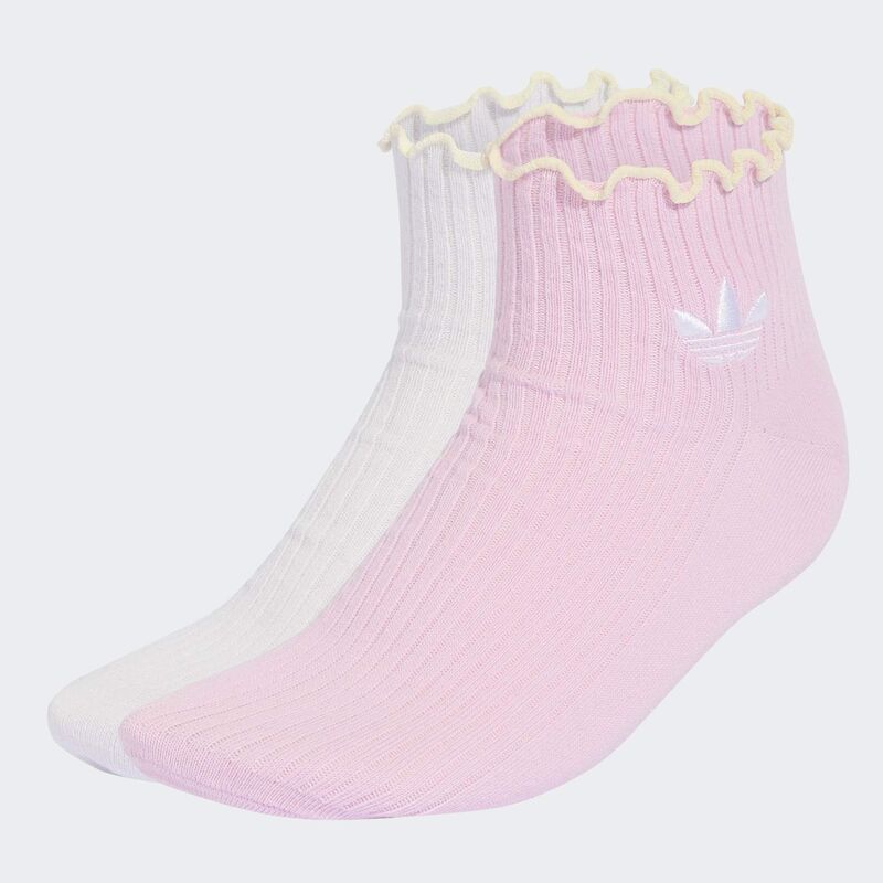 Ženske čarape adidas Ruffle 1/4 s 2p