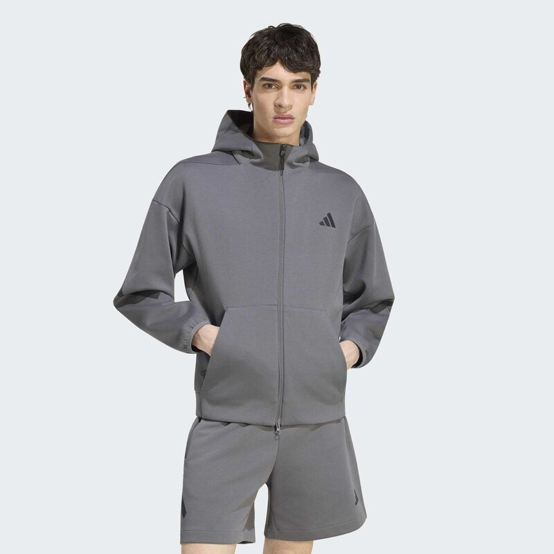 Muški duks sa zipom i kapuljačom adidas M z.n.e. fz