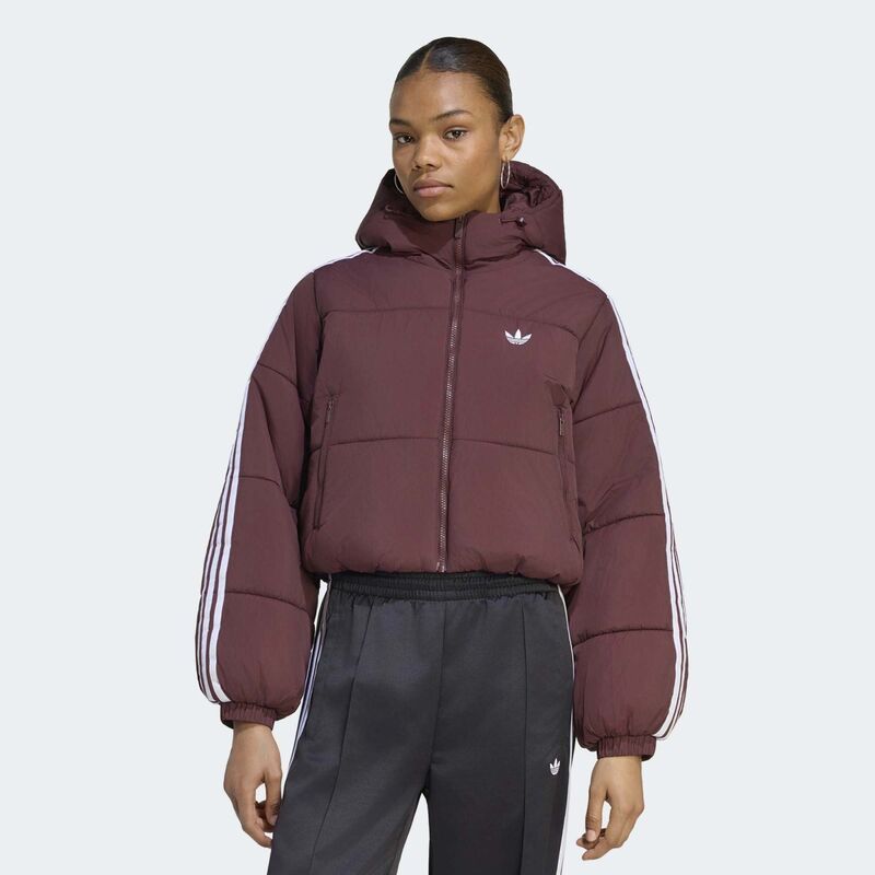 Ženska jakna adidas Adicolor cropped hooded puffer jacket