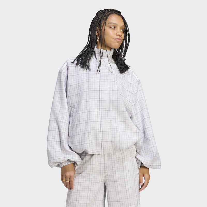 Ženski duks adidas Blousy check track top