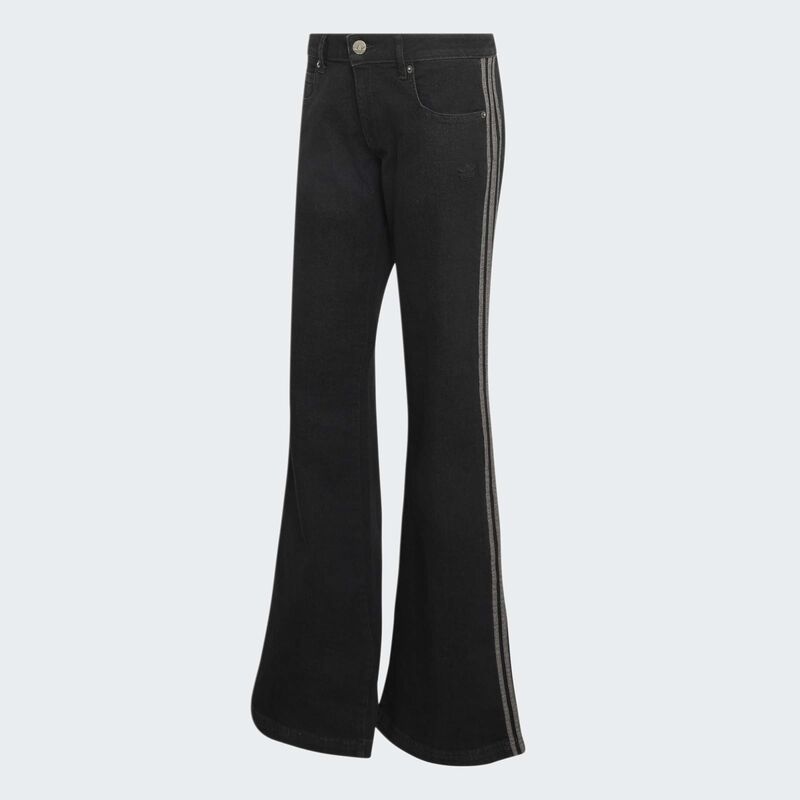 Ženska trenerka donji deo adidas Sst low rise flared leg denim pant