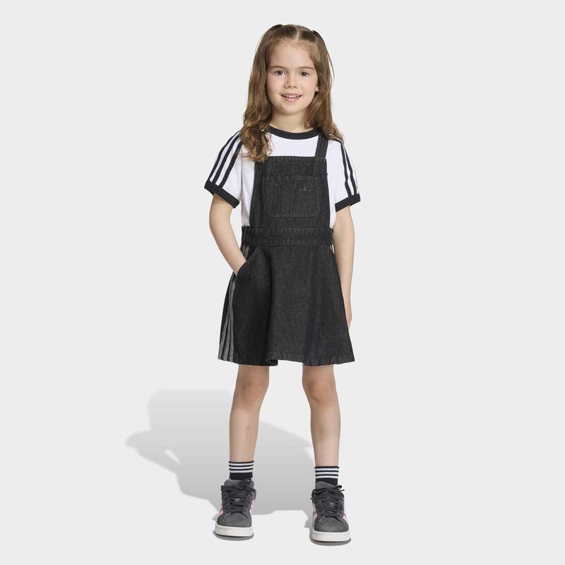 Dečija haljina adidas Denim dungarees dress