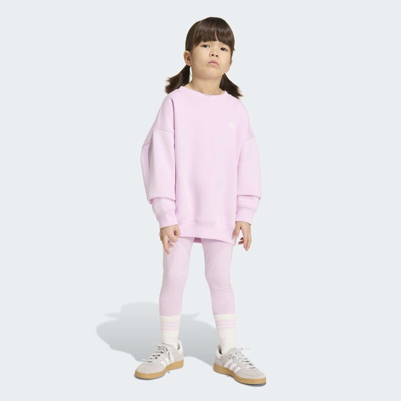 Dečija trenerka adidas Oversized crew leggings set