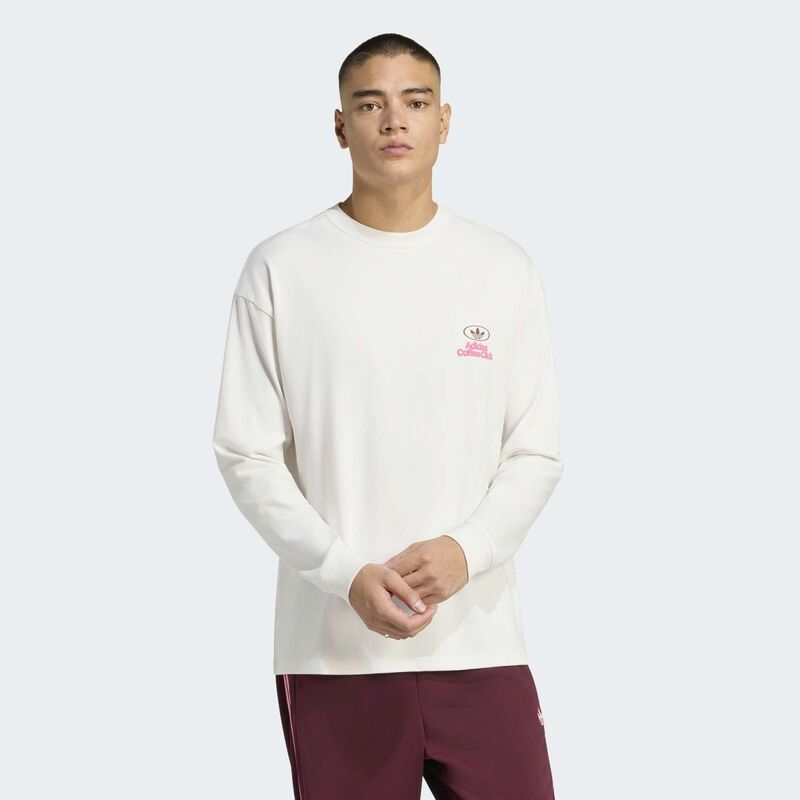 Muški duks Adida Cafe ls tee