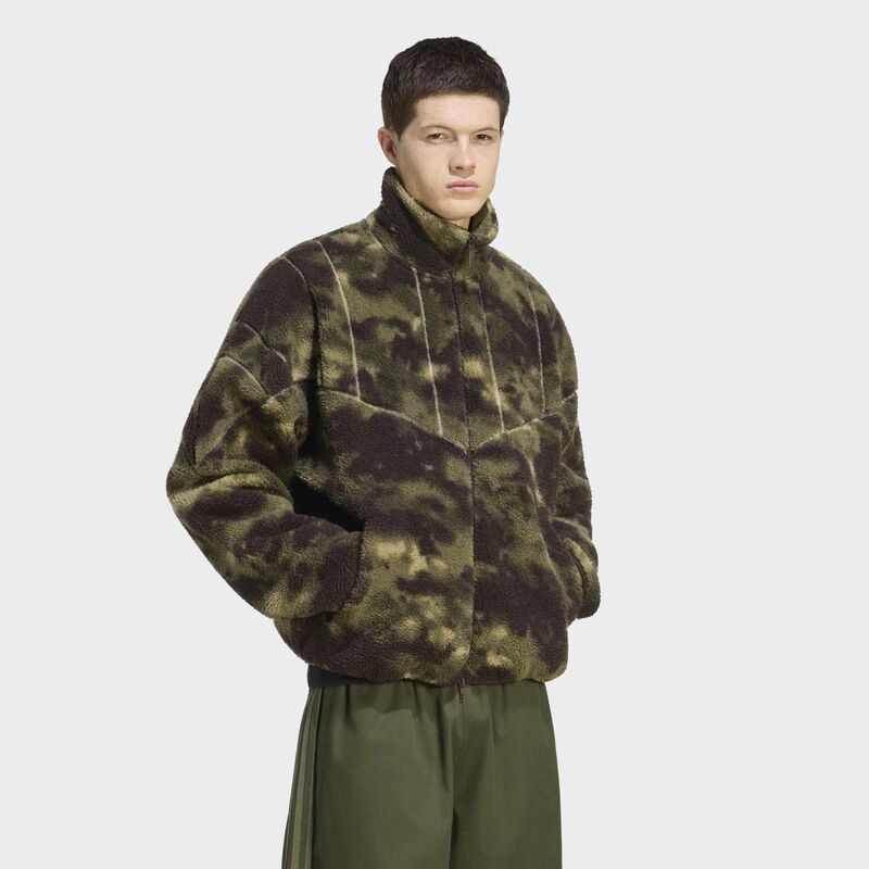 Muški duks adidas Camo polarfleece tt