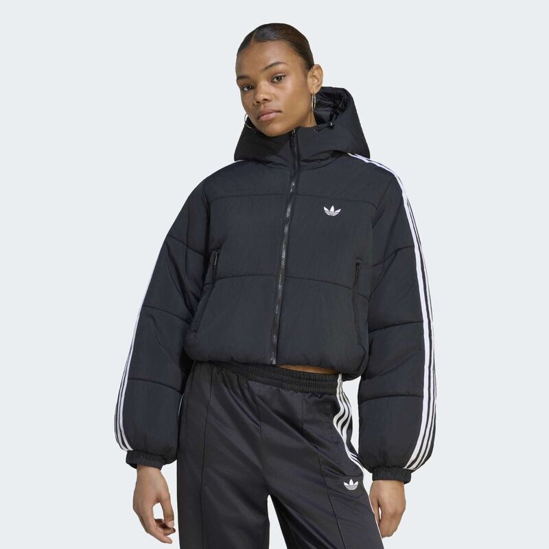Ženska jakna adidas Adicolor cropped hooded puffer jacket