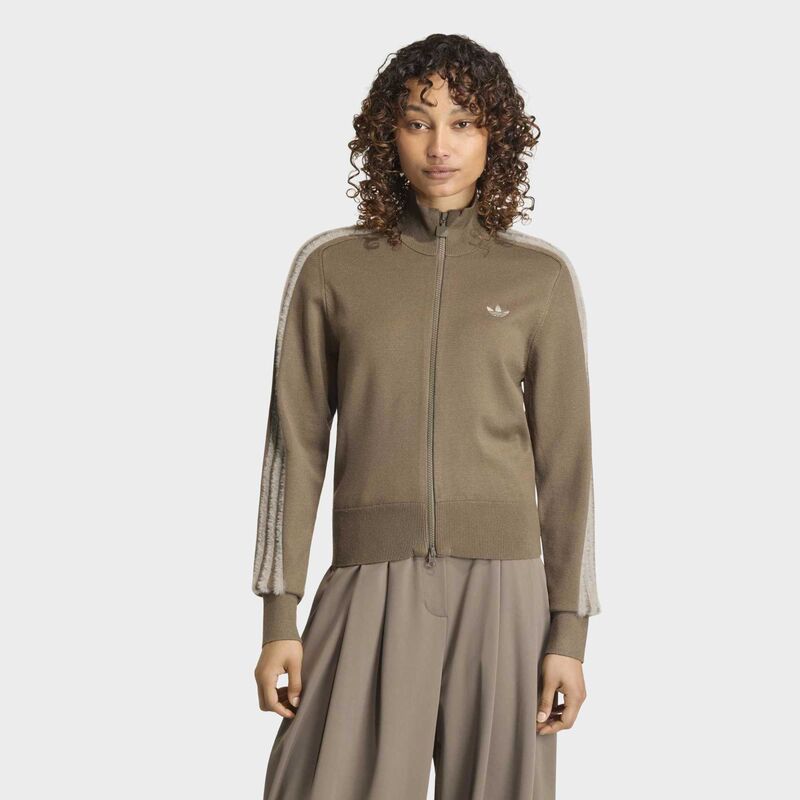 Ženski duks adidas Knitted firebird track top