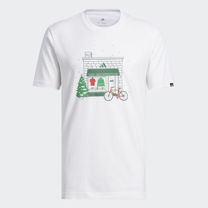 Muška majica adidas holiday shop graphic t-shirt