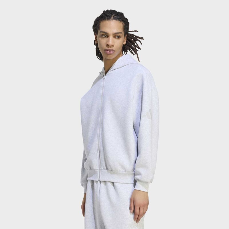Muški duks adidas soft lux full-zip hoodie