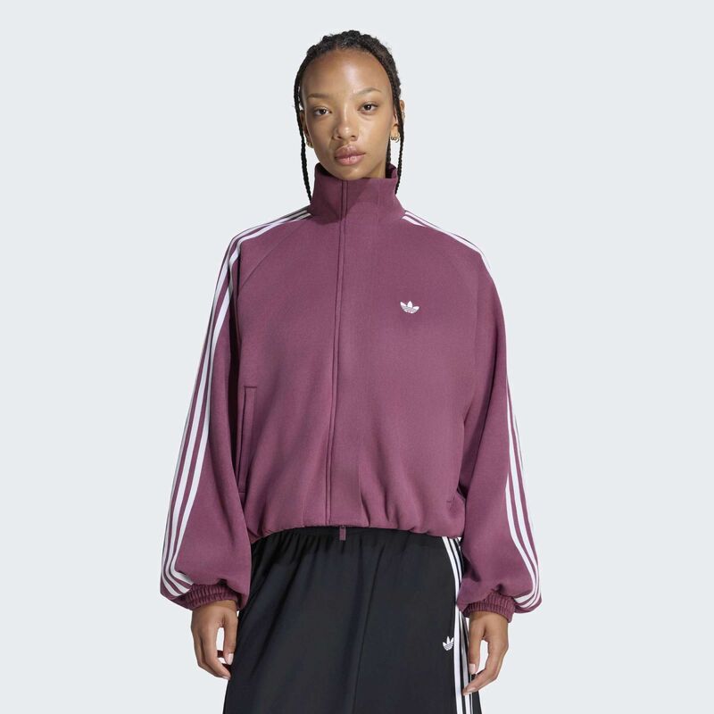 Ženski duks adidas faux suede track top