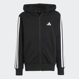 Dečiji duks sa zipom i kapuljačom adidas J 3s fl fz hd
