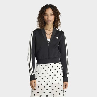 Ženski duks sa zipom adidas V-neck sst tt