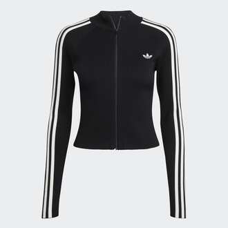 Ženski duks sa zipom adidas Slim knit tt