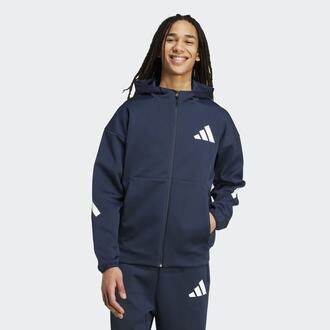 Muški duks sa zipom i kapuljačom adidas M z.n.e. fz