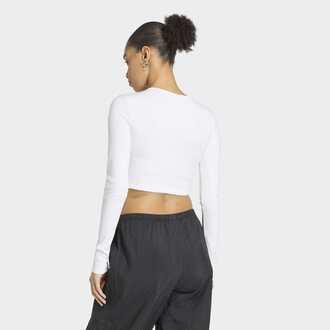 Ženska majica adidas Ess rib crop ls