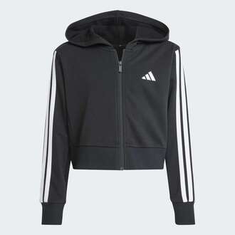 Dečiji duks sa zipom i kapuljačom adidas Jg 3s ft fz cro