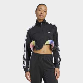 Ženski duks sa zipom adidas Ruffle tt
