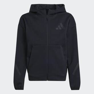 Dečiji duks sa zipom i kapuljačom adidas J z.n.e.fz