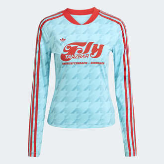 Ženska majica dugih rukava adidas Footie aop ls