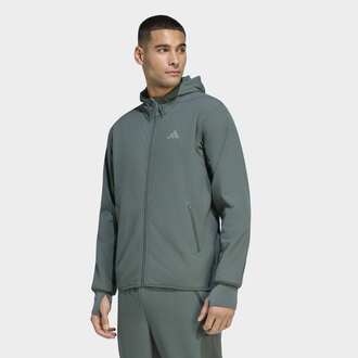 Muški duks sa zipom i kapuljačom adidas D4t climawarm full-zip