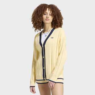 Ženski duks adidas Cable knit cardigan