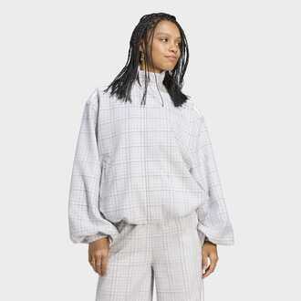 Ženski duks adidas Blousy check track top