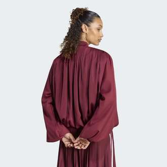 Ženski duks adidas Satin pleated track top