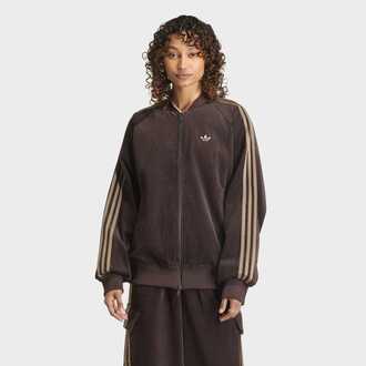 Ženski duks adidas corduroy sst oversized track top