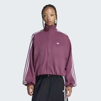 Ženski duks adidas faux suede track top