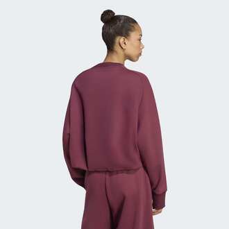 Ženski duks adidas soft lux winter knit sweatshirt