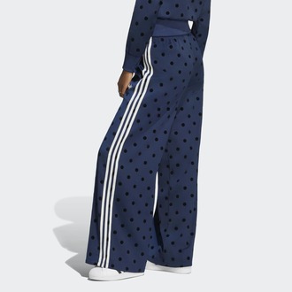 Ženska trenerka donji deo adidas Satin polka dots wide leg pant