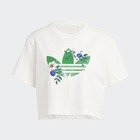 Ženska majica adidas Floral crop tee