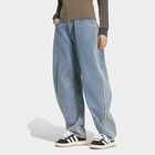 Ženska trenerka donji deo adidas High rise barrel leg denim jeans