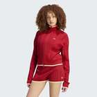 Ženski duks sa zipom adidas Cable knit firebird track top
