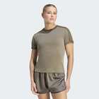 Ženska majica adidas heather 3-stripes cali t-shirt