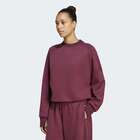 Ženski duks adidas soft lux winter knit sweatshirt