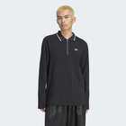 Muška majica adidas 3 stripes engineered rib long sleeve polo